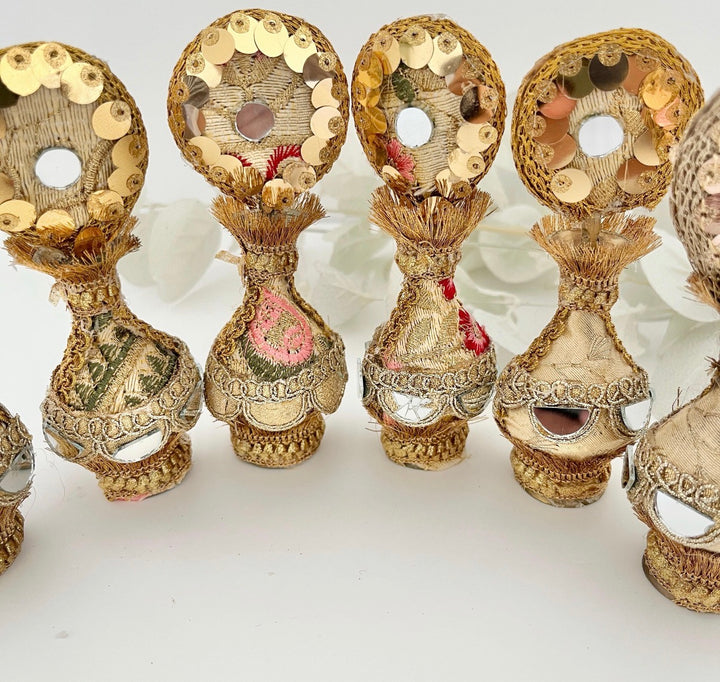 Gold Traditional Surmadani – Decorative Kajol Holder